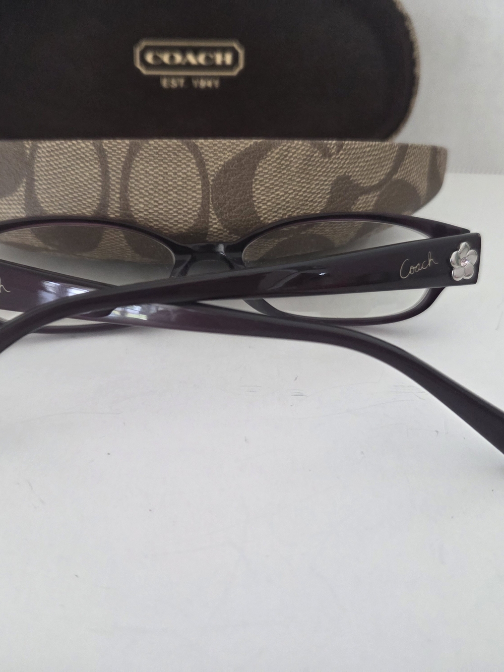 Coach Signature Eyeglasses, Case And Cosmetic Bag Set - Picture 10 of 11